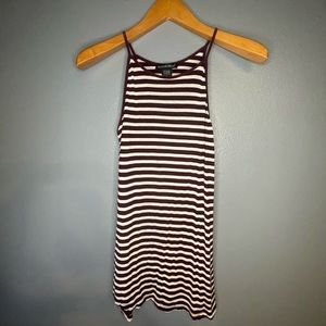 Striped Cold Shoulder Top